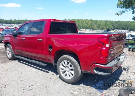 2021 Chevrolet Silverado 1500 2Wd Short Bed Custom из США, поврежденный, VIN 3GCPWBEH9MG163643